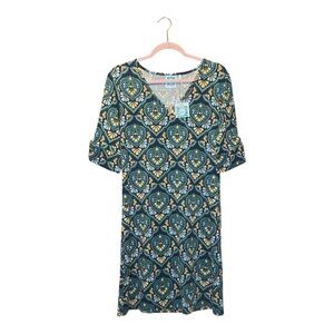 VERA FISHBAUGH Multicolor Print Dress S NWT